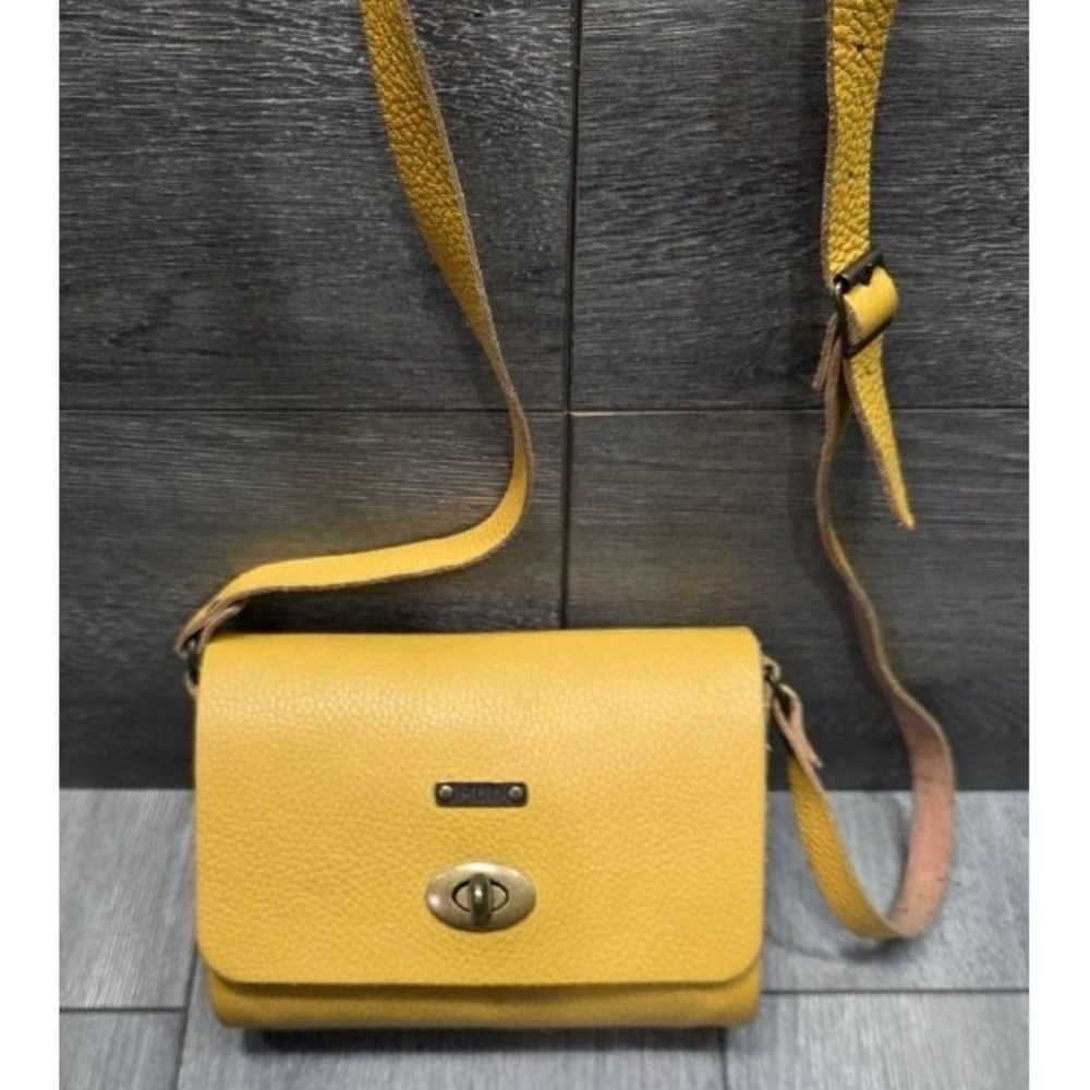 MUD Mini Pear crossbody Bag leather wood preppy Y2K Portugal Small B000746